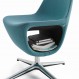 Design Sessel Pelikan, Tellerfuß
