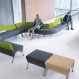 Design Sitzbank UpDown, im Bogen mit Rückenlehne